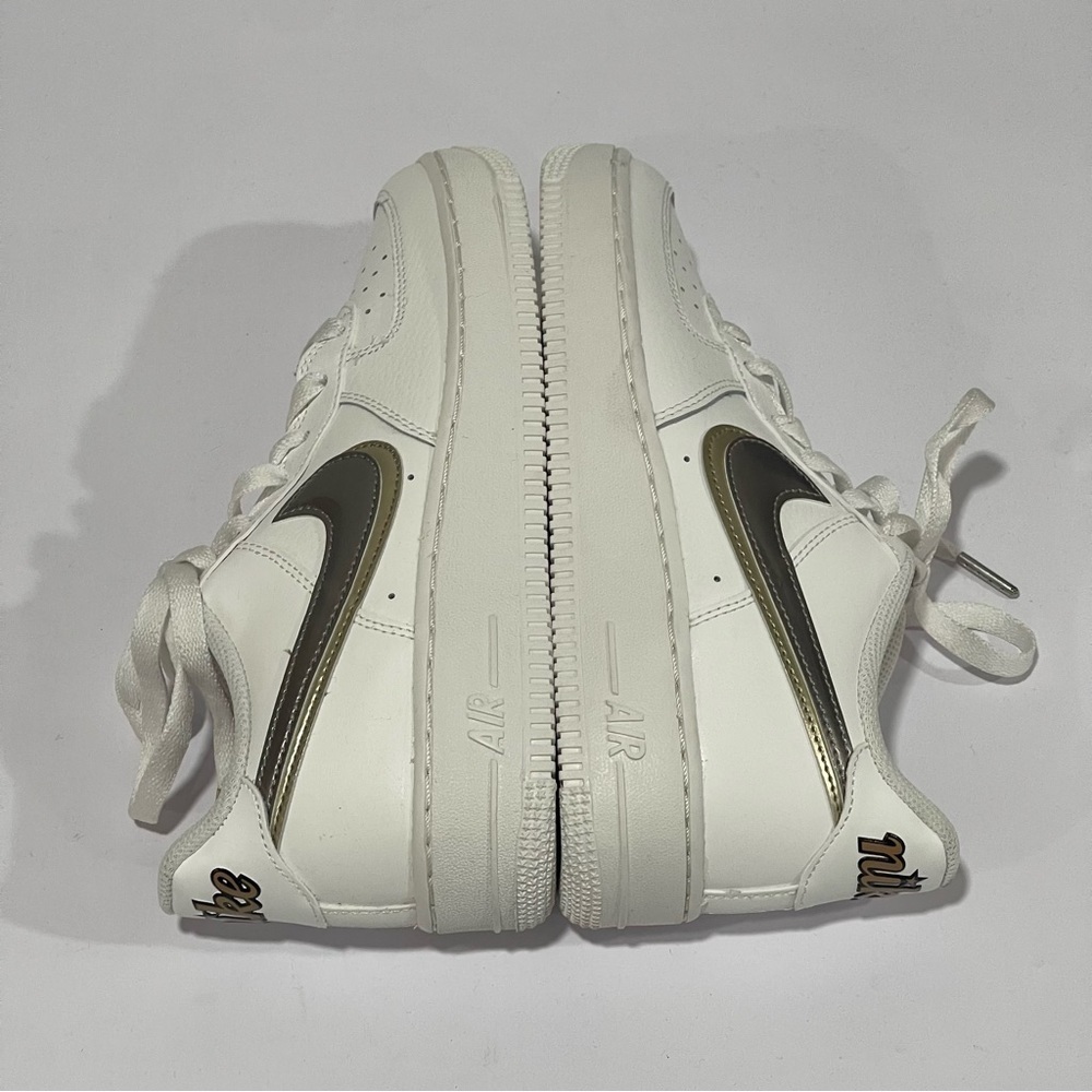 Nike Girls Air Force 1 LV8 Casual Shoes (DH9595-001) Youth - White Sz 6 - Picture 7 of 12